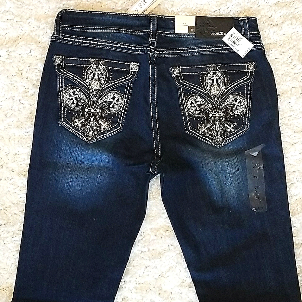 NWT Grace in LA Easy Fit Jeans